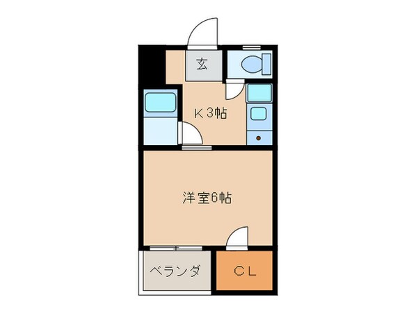 コンフォート千原の物件間取画像